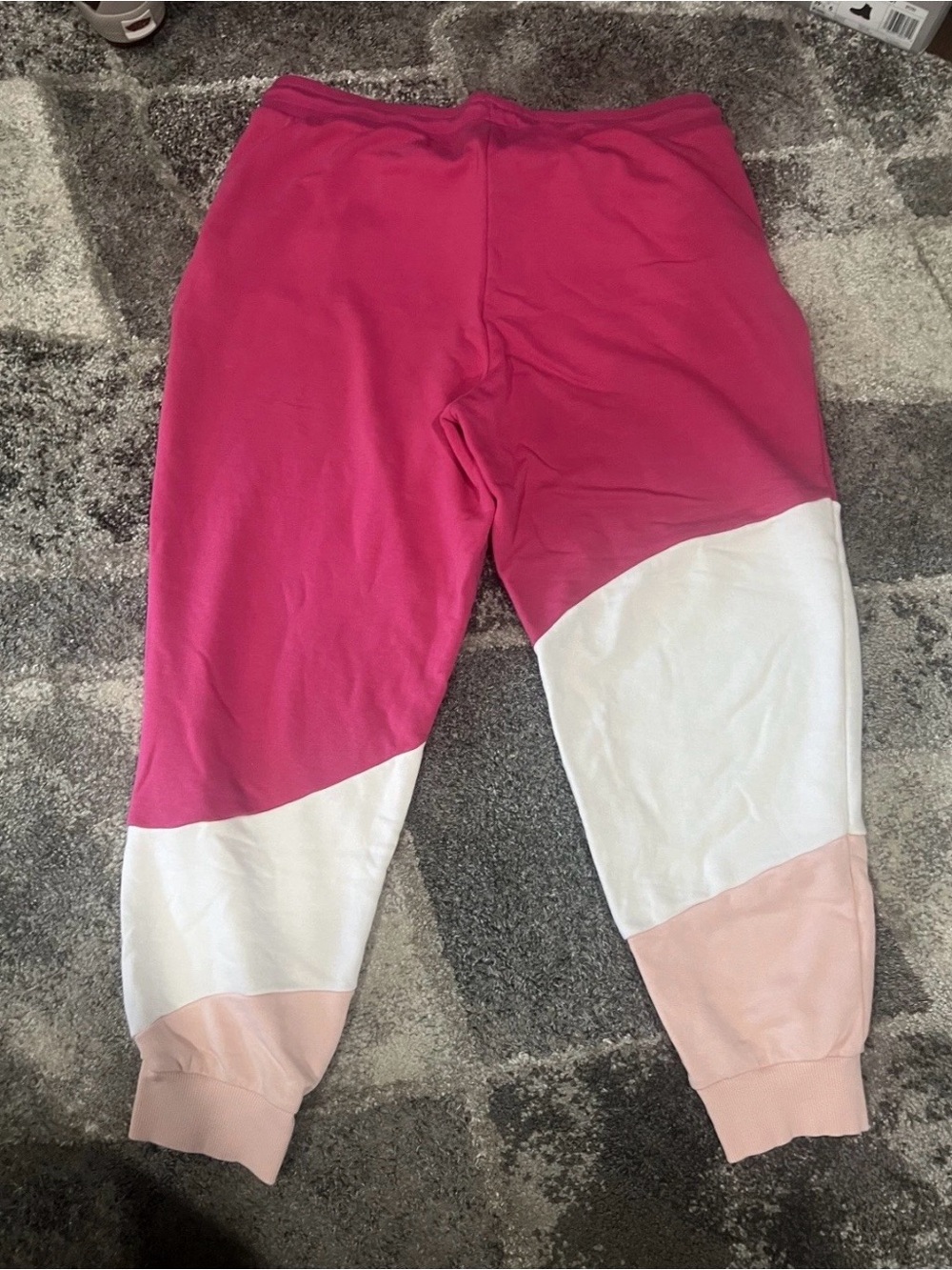 2 Puma Women's Power Cat Jogging Pants Pink Heather & Vivid Violet, XL - Picture 8 of 14